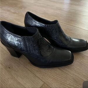 ANTONIO MELANI Black Ankle Booties